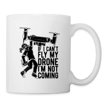 Si je ne peux pas piloter ma machine de course de drone Drone Racer - Mug blanc - blanc - Droite