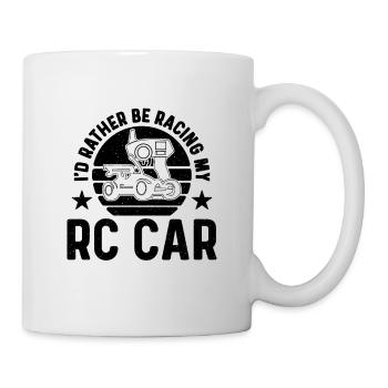 I'd Rather Be Racing My Retro Model Car RC Racer - Tasse - Weiß - Rechts