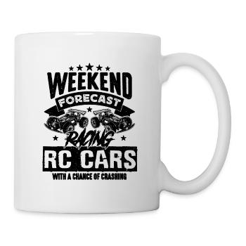 Weekend Forecast Racing Rc Model Maker RC Racer - Mug - white - Right