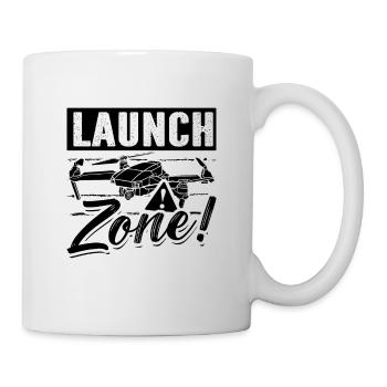 Launch Zone Remote Control Drone Pilot Drone Racer - Tasse - Weiß - Rechts