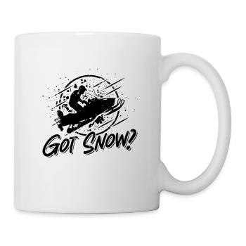 Got Snow Snowmobiles Motorsport Snowmobile Racer - Tasse - Weiß - Rechts