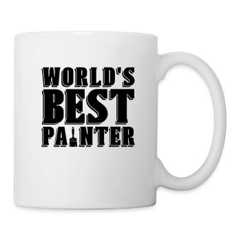 Les meilleurs peintres au pinceau du monde - Mug blanc - blanc - Droite