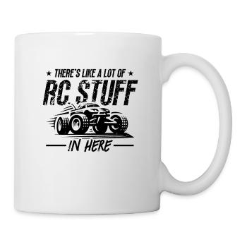 There's Like A Lot Remote Controlled Car RC Racer - Tasse - Weiß - Rechts