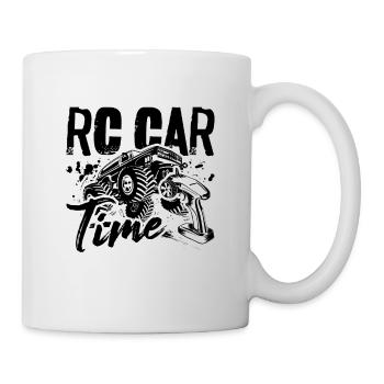 RC Car Time Loves Radio Controlled Car RC Racer - Tasse - Weiß - Rechts