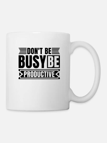 Ne soyez pas occupé Soyez chef d’équipe Chef de projet amoureux - Mug blanc - blanc