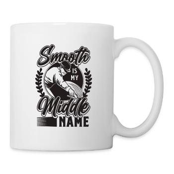 Smooth est mon deuxième prénom Mason Concrete Finishers - Mug blanc - blanc - Droite
