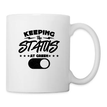 Keeping The Status At Team Leader Project Manager - Mug - white - Right