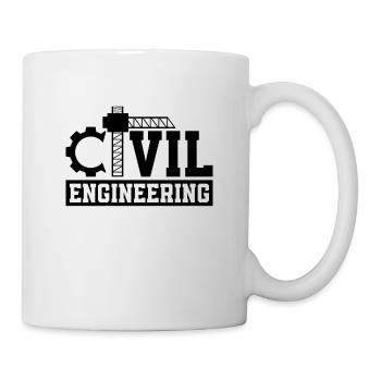 Civil Engineering Contractor Project Engineers - Tasse - Weiß - Rechts