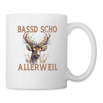 Bassd scho allerweil - Tasse - Weiß - Rechts