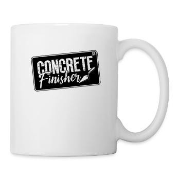 Concrete Finisher Mason Masonry Concrete Finishers - Mug - white - Right