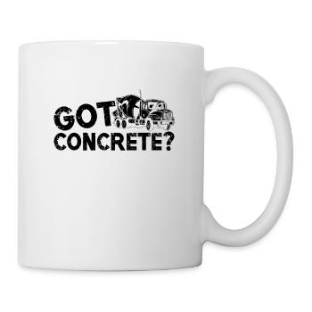 Got Concrete Cement Masonry Concrete Finishers - Tasse - Weiß - Rechts