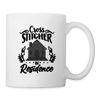 Cross Stitcher In Needlepoint Cross Stitch Lover - Mug - white - Right