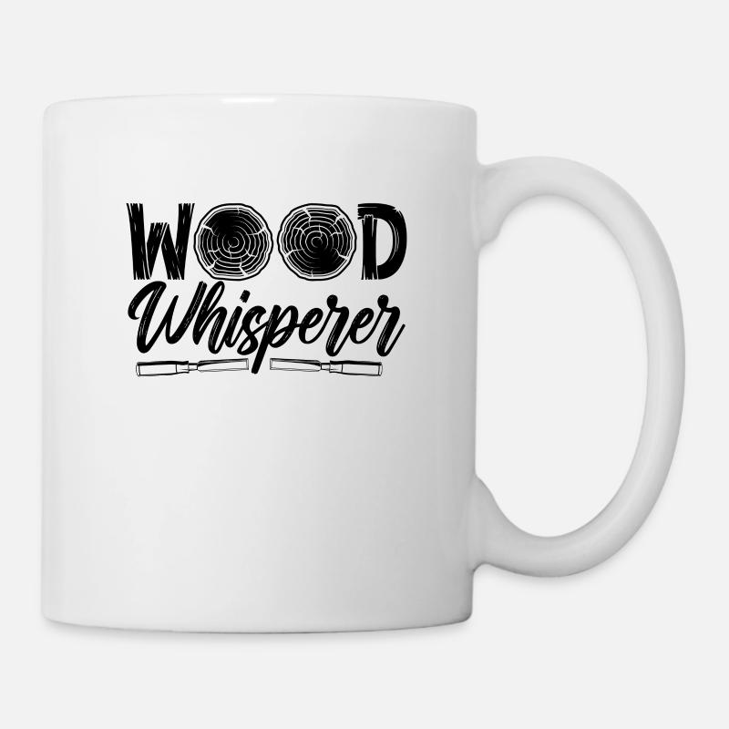 Wood Whisperer Woodturning Carpentry Woodturner - Mug - white