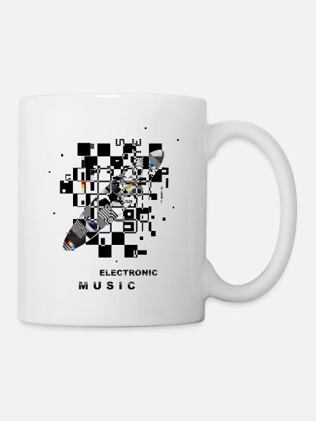 Electronic Music - Mug blanc - blanc