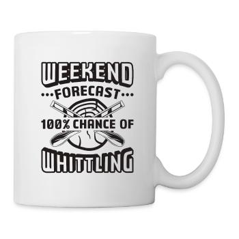Prévisions du week-end 100% Chance Logger Wood Carver - Mug blanc - blanc - Droite
