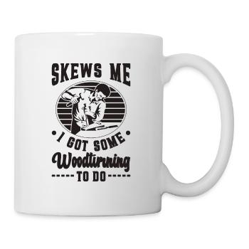 Me biaise j’ai un bûcheron bûcheron sculpteur sur bois - Mug blanc - blanc - Droite