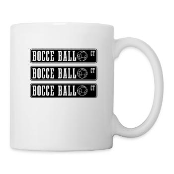 Bocce Ball Petanque Boules Ball Sport Bocce Player - Mug - white - Right