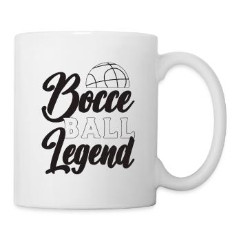 Bocce Ball Legend Boules Pétanque Joueur de pétanque - Mug blanc - blanc - Droite