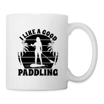 I Like A Good Paddling Water Sports Paddle Boarder - Mug - white - Right