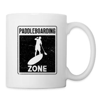 Paddleboarding Zone Paddle Surfing Paddle Boarder - Mug - white - Right