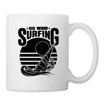 Go Windsurfing Surfboarder Water Sports Lover - Tasse - Weiß - Rechts