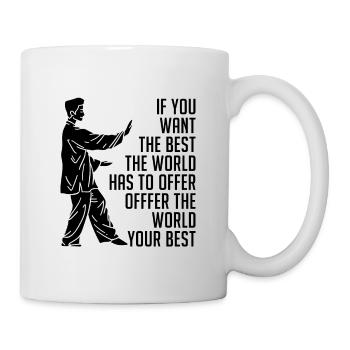 If You Want The Best Tai Chi Taiji Tai Chi Lover - Mug - white - Right