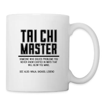 Tai Chi Master Someone Who Solves Tai Chi Chuan - Mug - white - Right