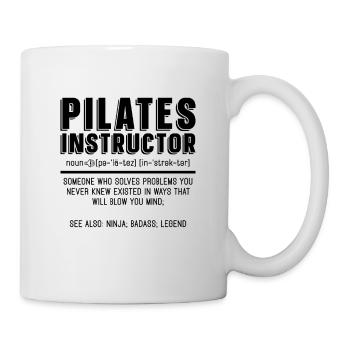 Pilates Instructor Someone Who Solves Reformer - Tasse - Weiß - Rechts