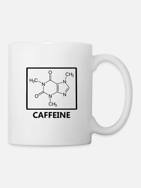 Drôle Café Citation caféine Cool Café - Mug blanc - blanc