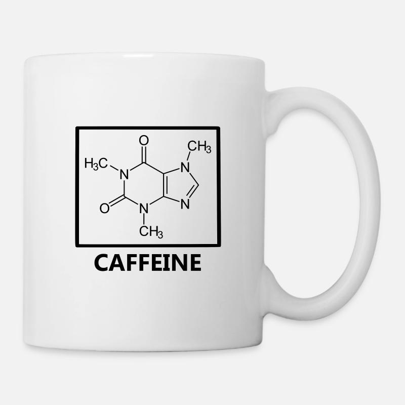 Drôle Café Citation caféine Cool Café - Mug blanc - blanc