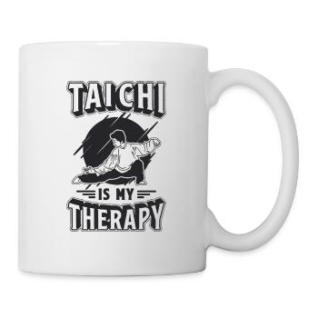 Tai Chi Is My Therapy Martial Arts Tai Chi Lover - Mug - white - Right