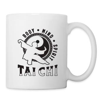 Corps Tai Chi Méditation Tai Chi Amoureux - Mug blanc - blanc - Droite
