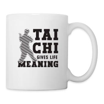 Le Tai Chi donne un sens à la vie Amoureux du Tai Chi - Mug blanc - blanc - Droite