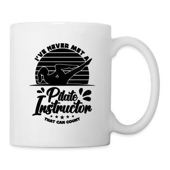 I've Never Met A Pilates Reformer Pilates Lover - Tasse - Weiß - Rechts