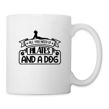 Tout ce dont vous avez besoin est Pilates Méditation Pilates Lover - Mug blanc - blanc - Droite