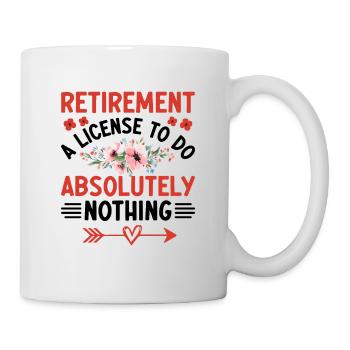 Grand-mère retraitée Pension de retraite Grand-mère Reti - Mug blanc - blanc - Droite