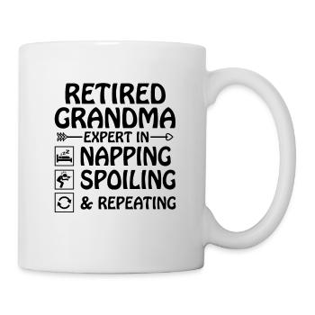 Grand-mère retraitée Pension de retraite Grand-mère Reti - Mug blanc - blanc - Droite