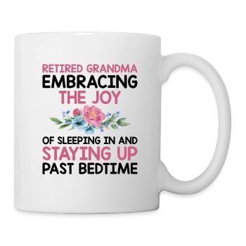 Grand-mère retraitée Pension de retraite Grand-mère Reti - Mug blanc - blanc - Droite