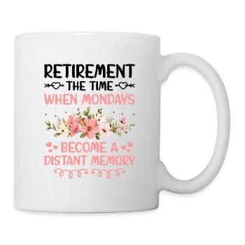 Grand-mère retraitée Pension de retraite Grand-mère Reti - Mug blanc - blanc - Droite