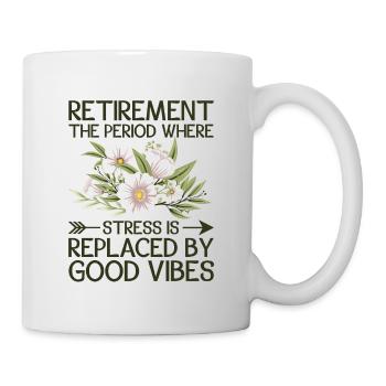Grand-mère retraitée Pension de retraite Grand-mère Reti - Mug blanc - blanc - Droite