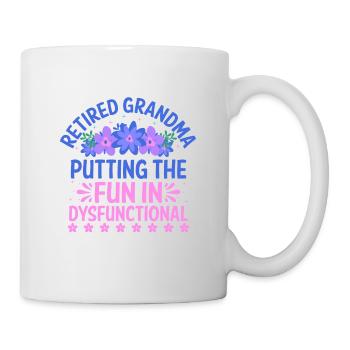 Grand-mère retraitée Pension de retraite Grand-mère Reti - Mug blanc - blanc - Droite
