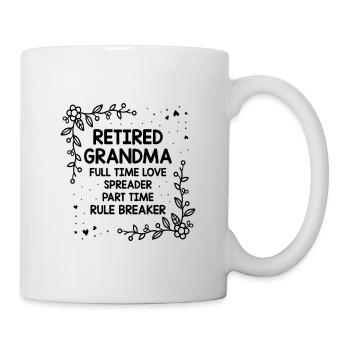 Grand-mère retraitée Pension de retraite Grand-mère Reti - Mug blanc - blanc - Droite