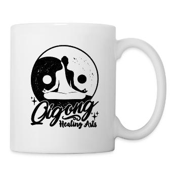 Arts de guérison du Qigong Yin Yang Chikung Qigong Lover - Mug blanc - blanc - Droite