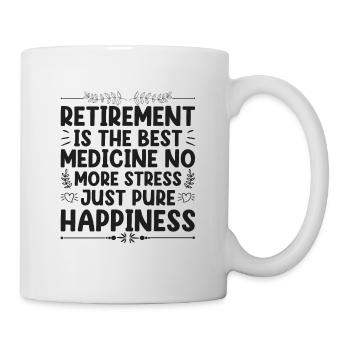 Grand-mère retraitée Pension Infirmière infirmière en soins infirmiers - Mug blanc - blanc - Droite