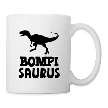 Bompi Saurus Belgien Opa flämisch Vater Flandern - Tasse - Weiß - Rechts