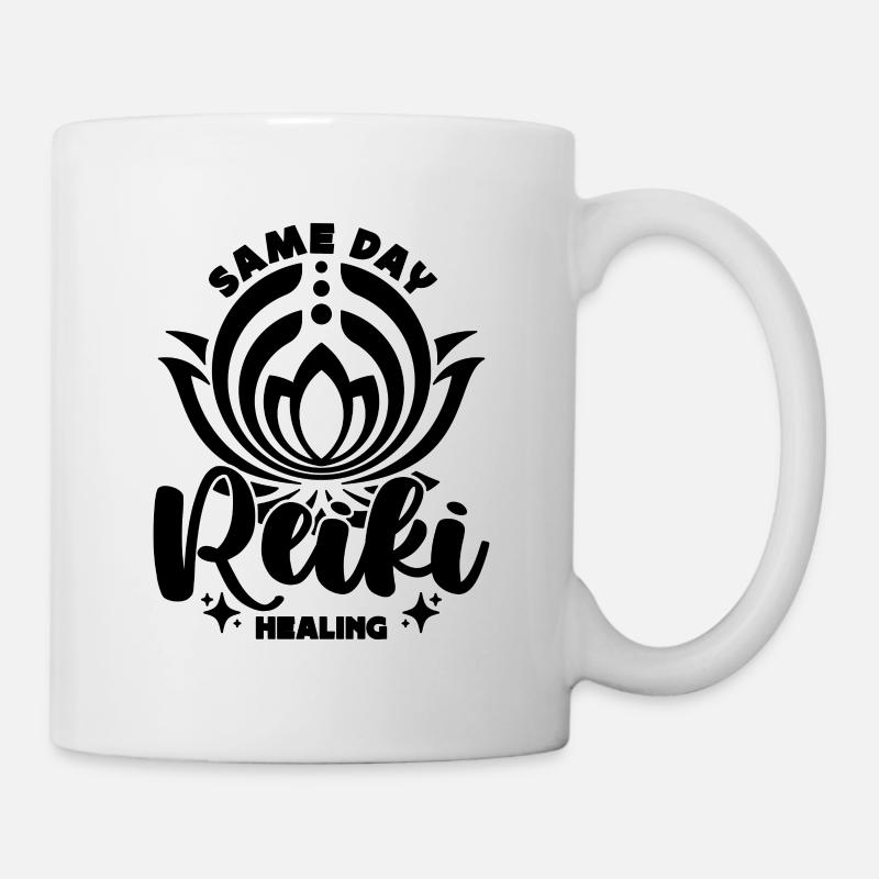 Same Day Reiki Healing Spiritual Reiki Master - Tasse - Weiß