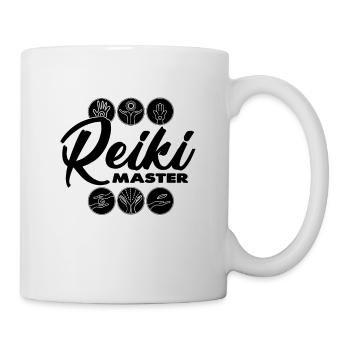 Reiki Master Energy Healing Esoteric Reiki Meister - Mug - white - Right