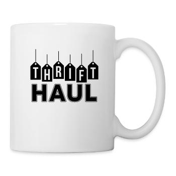 Thrift Haul Thrift Shopping Second Hand Thrifter - Tasse - Weiß - Rechts
