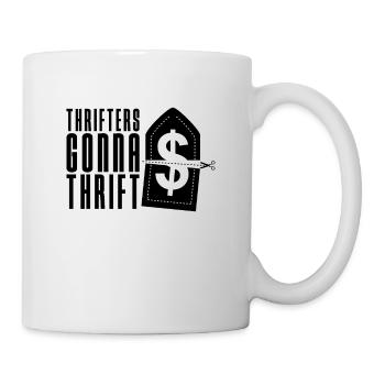 Thrifters going to Thrift Loves Second Hand Thrifter - Mug - white - Right