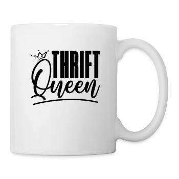 Thrift Queen Thrift Shopping Second Hand Thrifter - Mug - white - Right